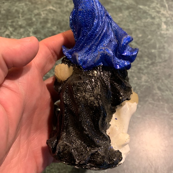 Vintage Halloween Witch w/ Skulls Candle UNUSED - Picture 3 of 4